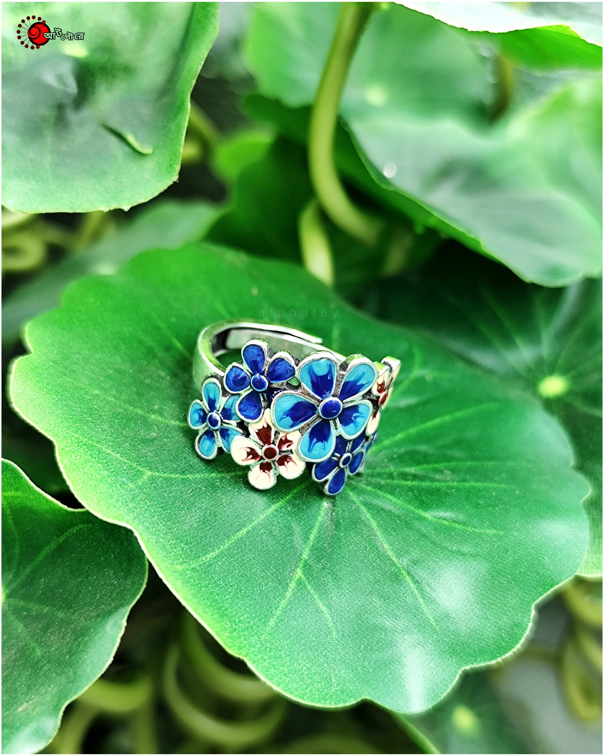 Style with Silver Rings Flower - Image 5