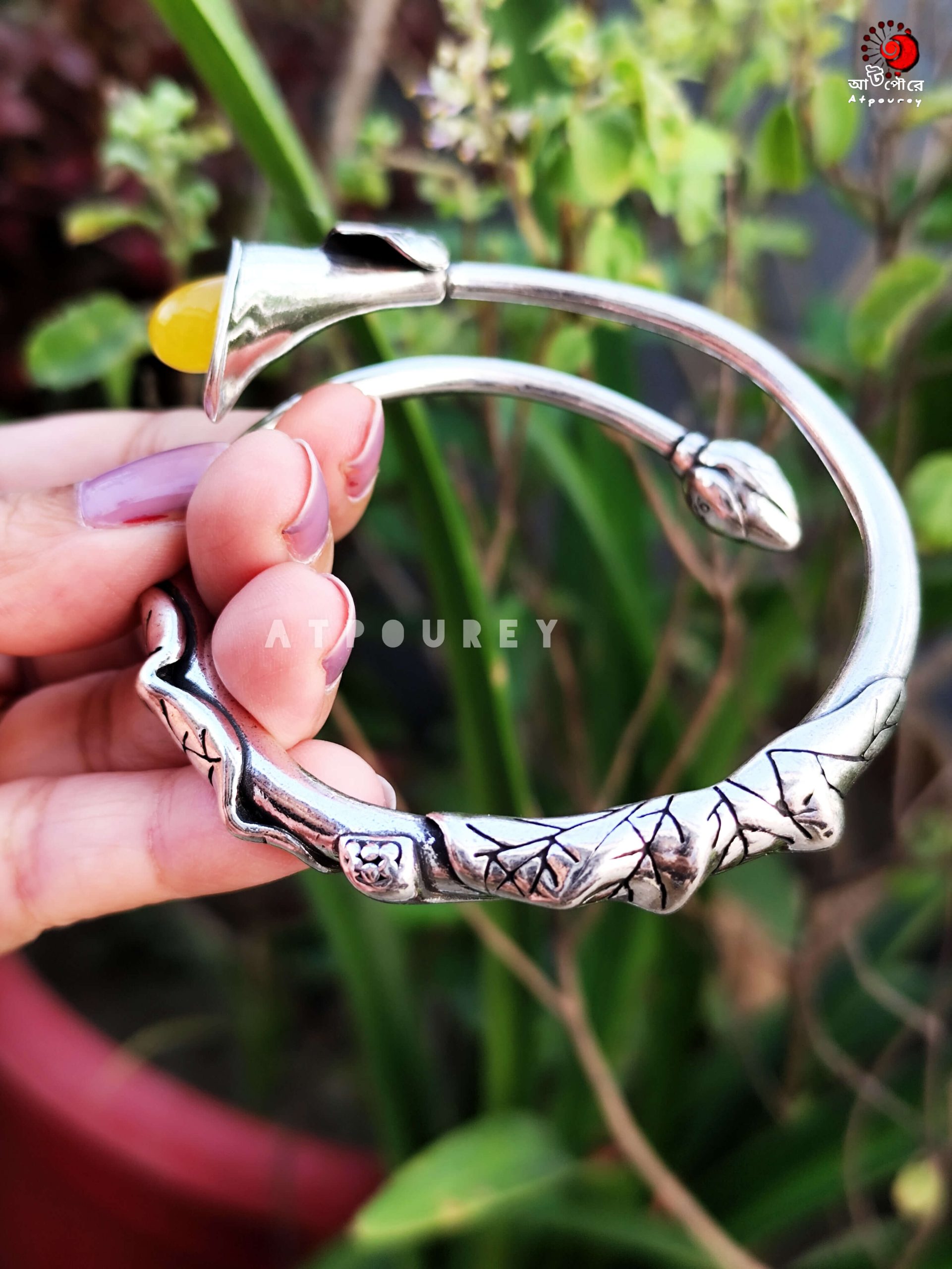 Adjustable Silver Bracelet - Image 4