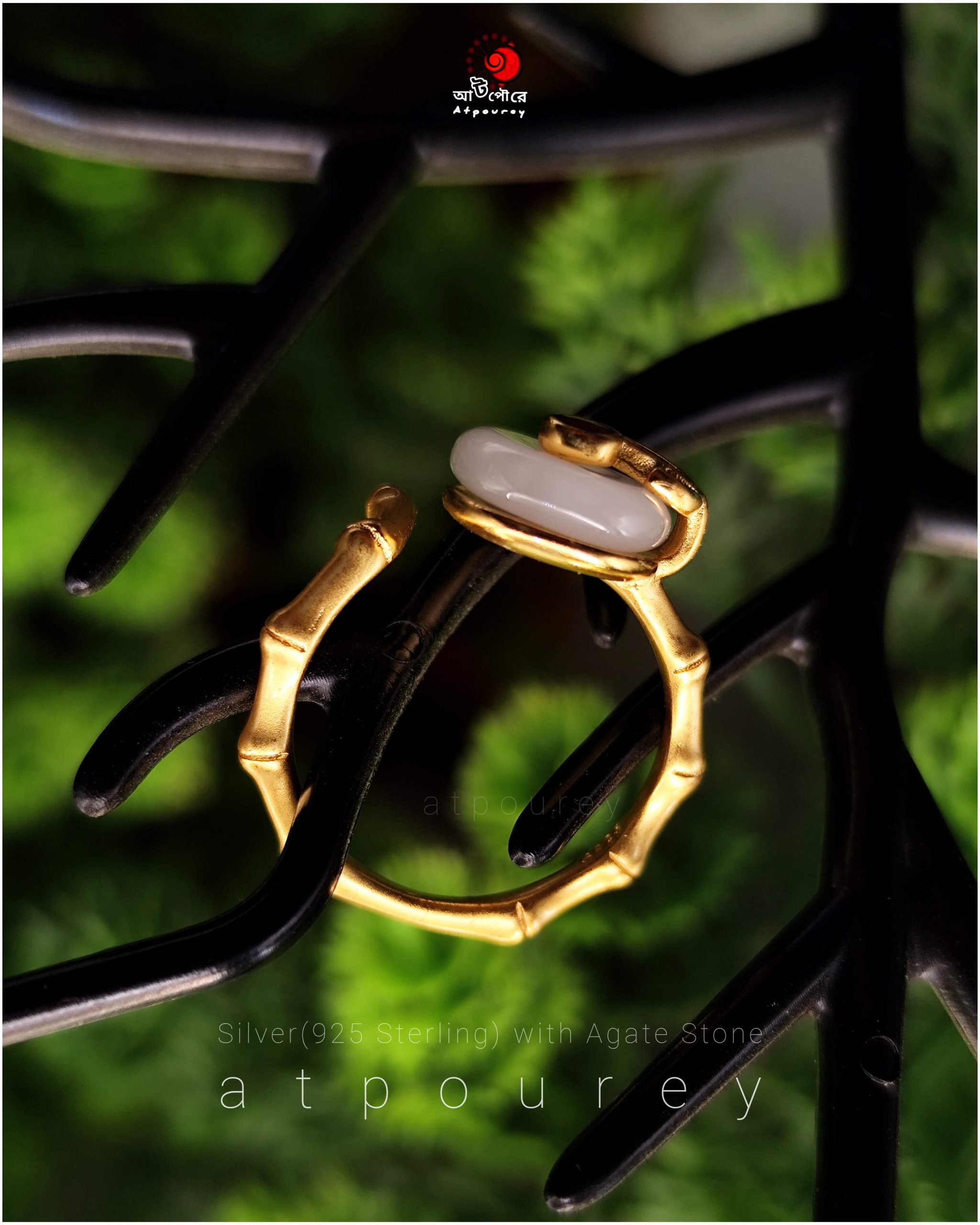 Silver Ring Agate Stone - Image 5