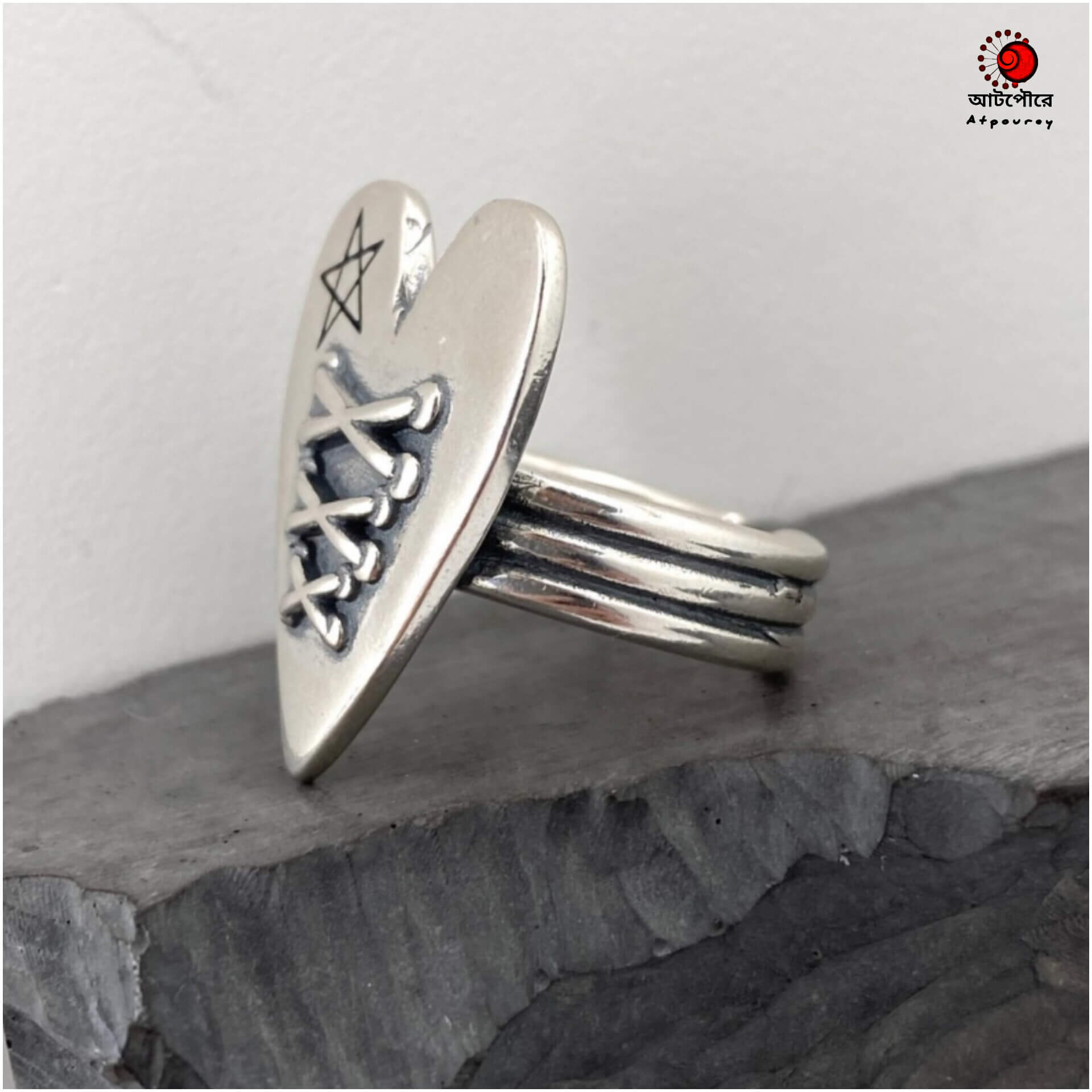 Adjustable Thai Silver Ring - Image 4
