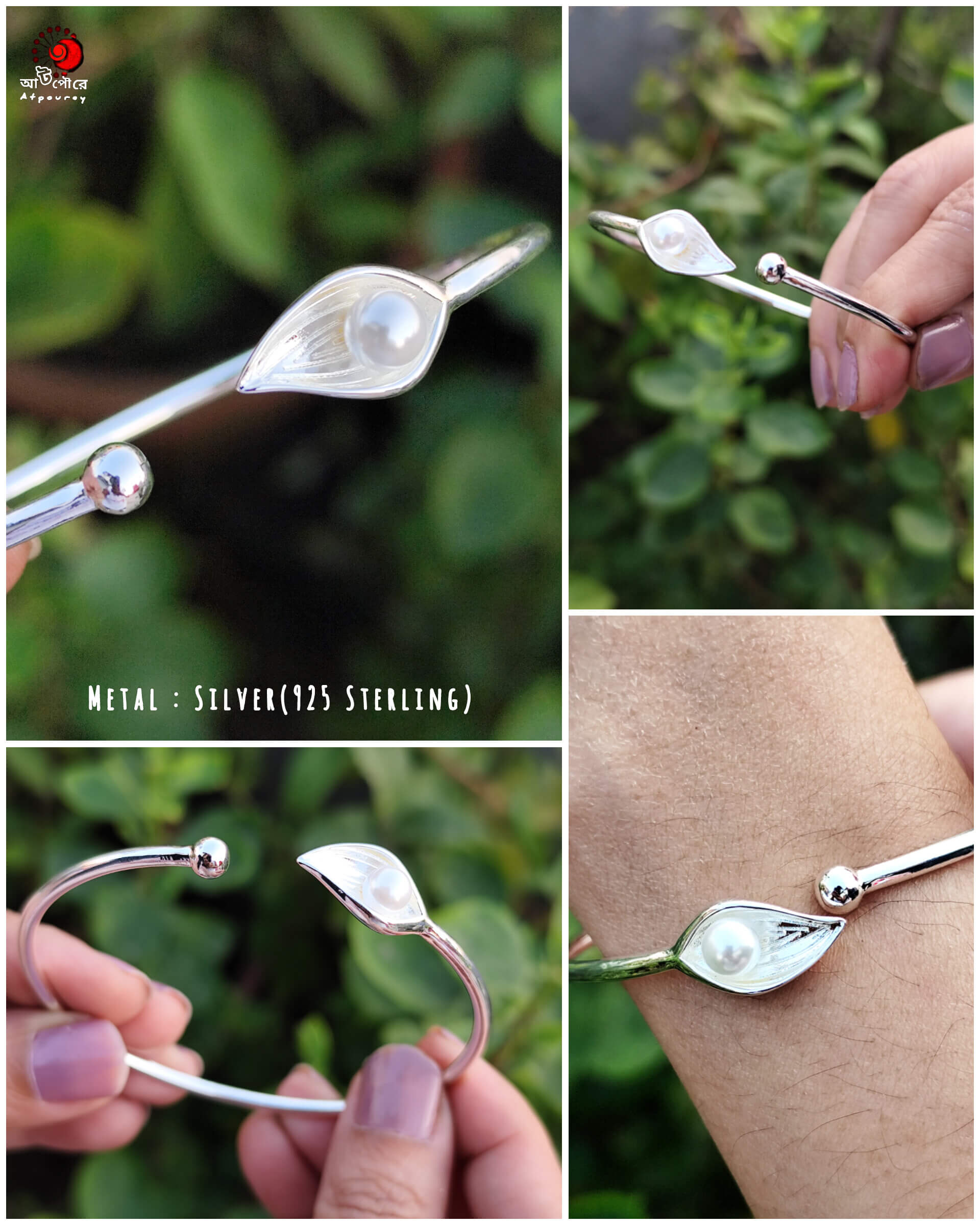 Adjustable Bracelet Simulated Pearl