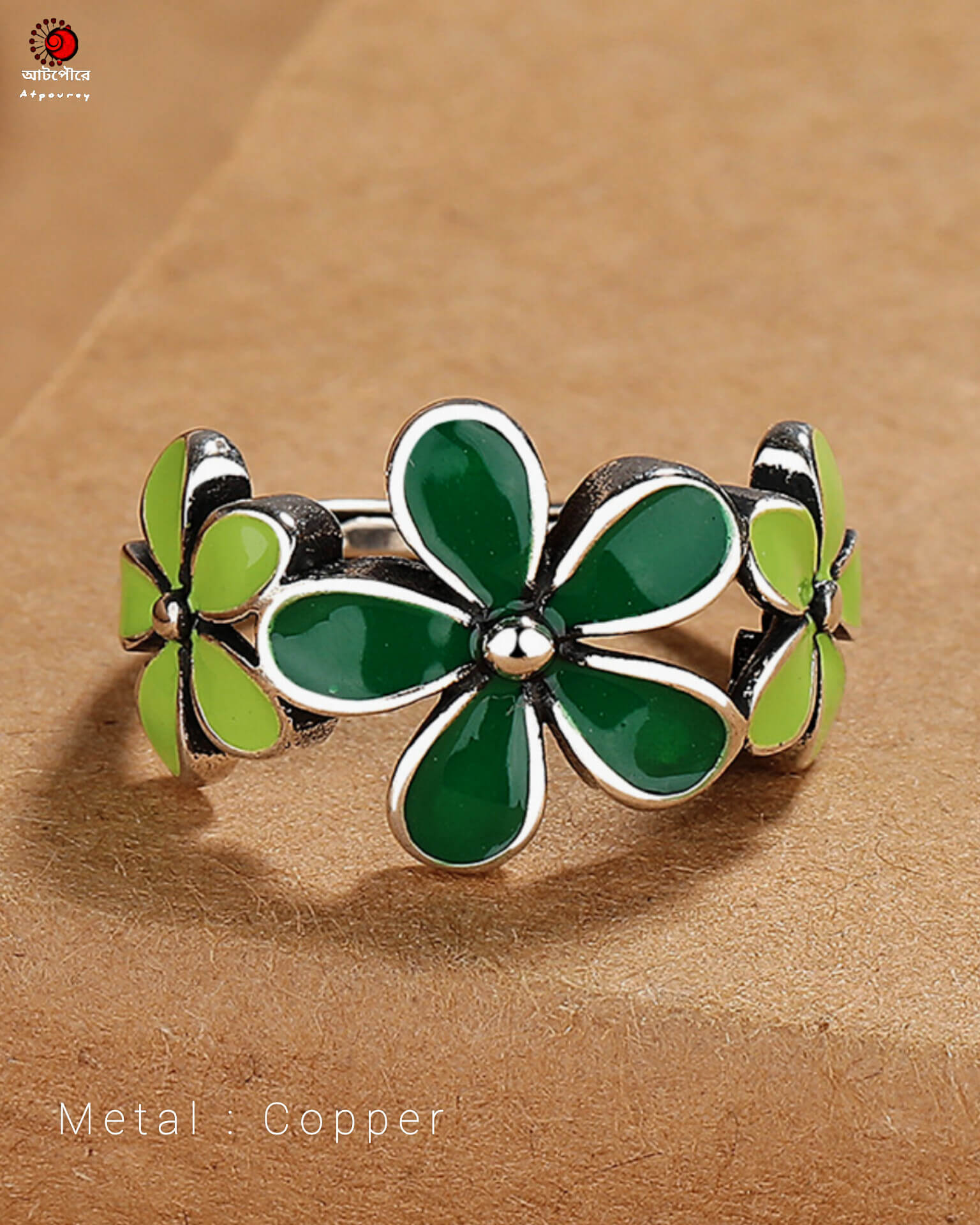 Adjustable Copper Ring - Image 4